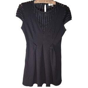 Monteau size small with stretch little black‎ dress unique